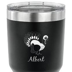 Old Fashioned Thanksgiving 30 oz Stainless Steel Tumbler - Black - Single Sided (Personalized)