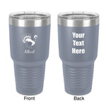 Old Fashioned Thanksgiving 30 oz Stainless Steel Tumbler - Grey - Double-Sided (Personalized)