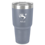 Old Fashioned Thanksgiving 30 oz Stainless Steel Tumbler - Grey - Single-Sided (Personalized)