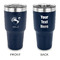 Old Fashioned Thanksgiving 30 oz Stainless Steel Ringneck Tumblers - Navy - Double Sided - APPROVAL