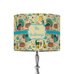 Old Fashioned Thanksgiving 8" Drum Lamp Shade - Fabric (Personalized)