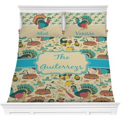 Old Fashioned Thanksgiving Comforter Set - Full / Queen (Personalized)