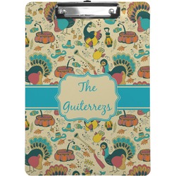 Old Fashioned Thanksgiving Clipboard (Letter Size) (Personalized)