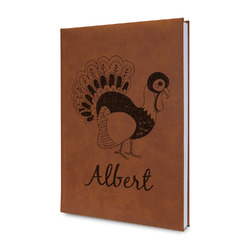 Old Fashioned Thanksgiving Leatherette Journal - Double Sided (Personalized)