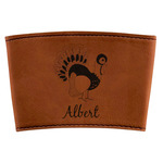 Old Fashioned Thanksgiving Leatherette Cup Sleeve (Personalized)