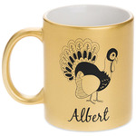 Old Fashioned Thanksgiving Metallic Mug (Personalized)