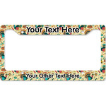 Old Fashioned Thanksgiving License Plate Frame - Style B (Personalized)