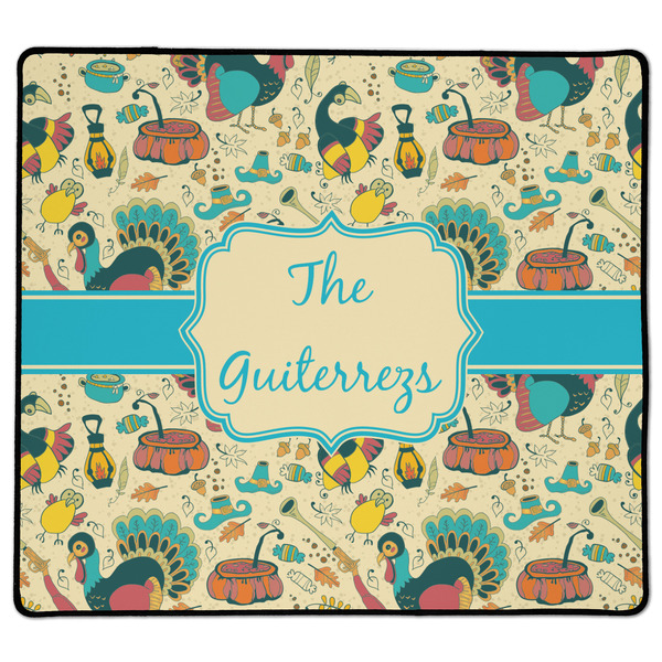 Custom Old Fashioned Thanksgiving XL Gaming Mouse Pad - 18" x 16" (Personalized)