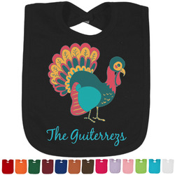 Old Fashioned Thanksgiving Cotton Baby Bib (Personalized)