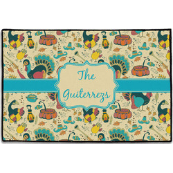 Old Fashioned Thanksgiving Door Mat - 36"x24" (Personalized)