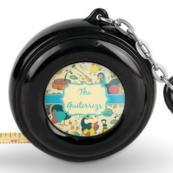 Old Fashioned Thanksgiving Pocket Tape Measure - 6 Ft w/ Carabiner Clip (Personalized)