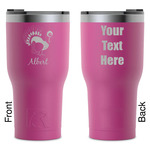 Old Fashioned Thanksgiving RTIC Tumbler - Magenta - Laser Engraved - Double-Sided (Personalized)