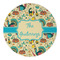 Old Fashioned Thanksgiving Round Paper Coaster - Approval