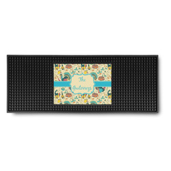 Old Fashioned Thanksgiving Rubber Bar Mat (Personalized)