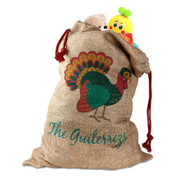 Old Fashioned Thanksgiving Santa Sack (Personalized)