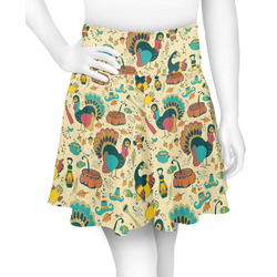 Old Fashioned Thanksgiving Skater Skirt - Small