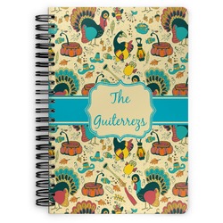 Old Fashioned Thanksgiving Spiral Notebook - 7x10 w/ Name or Text