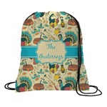 Old Fashioned Thanksgiving Drawstring Backpack (Personalized)