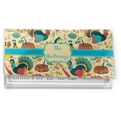 Old Fashioned Thanksgiving Vinyl Checkbook Cover (Personalized)