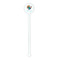 Old Fashioned Thanksgiving White Plastic 5.5" Stir Stick - Round - Single Stick