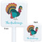 Old Fashioned Thanksgiving White Plastic Stir Stick - Double Sided - Approval