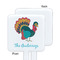 Old Fashioned Thanksgiving White Plastic Stir Stick - Single Sided - Square - Approval