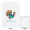 Old Fashioned Thanksgiving White Treat Bag - Front & Back View