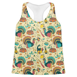 Old Fashioned Thanksgiving Womens Racerback Tank Top - Medium