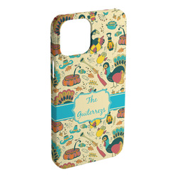 Old Fashioned Thanksgiving iPhone Case - Plastic - iPhone 15 Plus (Personalized)