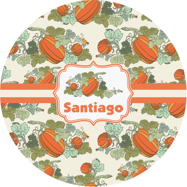 Custom Pumpkins Multipurpose Round Labels - 1" (Personalized)