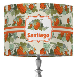 Pumpkins 16" Drum Lamp Shade - Fabric (Personalized)