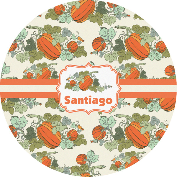 Custom Pumpkins Multipurpose Round Labels - 3" (Personalized)