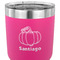 Pumpkins 30 oz Stainless Steel Ringneck Tumbler - Pink - CLOSE UP