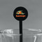 Pumpkins Black Plastic 7" Stir Stick - Round - Main