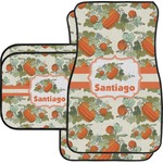 Pumpkins Car Floor Mats Set - 2 Front & 2 Back (Personalized)