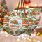 Pumpkins Ceramic Flat Ornament - PARENT