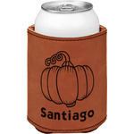 Pumpkins Leatherette Can Sleeve - Double Sided (Personalized)