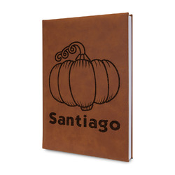 Pumpkins Leatherette Journal - Double Sided (Personalized)