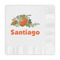 Pumpkins Embossed Decorative Napkins (Personalized)