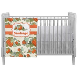 Pumpkins Crib Comforter / Quilt (Personalized)