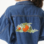 Pumpkins Twill Iron On Patch - Custom Shape - 3XL - Set of 4