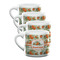 Pumpkins Double Shot Espresso Mugs - Set of 4 Front