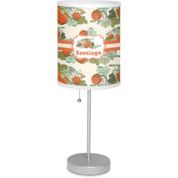 Pumpkins 7" Drum Lamp with Shade Polyester (Personalized)