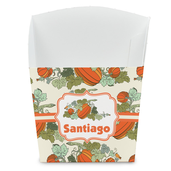 Custom Pumpkins French Fry Favor Boxes (Personalized)