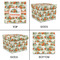 Pumpkins Gift Boxes with Lid - Canvas Wrapped - XX-Large - Approval