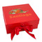 Pumpkins Gift Boxes with Magnetic Lid - Red - Front