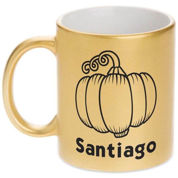 Custom Pumpkins Metallic Mug (Personalized)