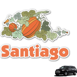 Pumpkins Graphic Car Decal (Personalized)