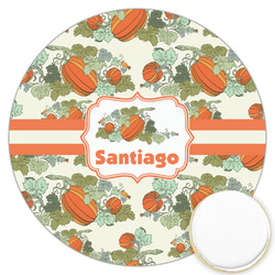 Pumpkins Printed Cookie Topper - 3.25" (Personalized)