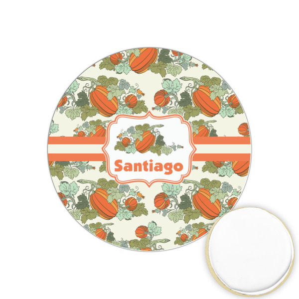 Custom Pumpkins Printed Cookie Topper - 1.25" (Personalized)